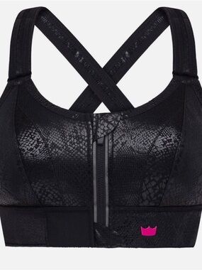 SHEFIT Ultimate Sports Bra- Black Snakeskin